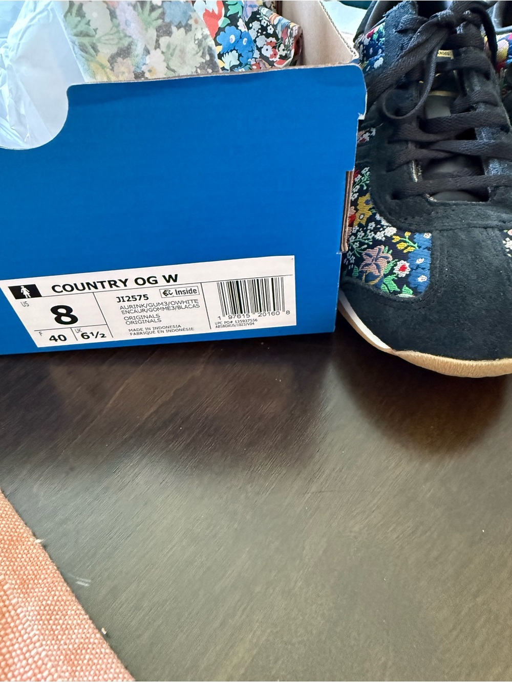 adidas Liberty of London Floral-Print Casual Sneakers - Picture 2 of 4